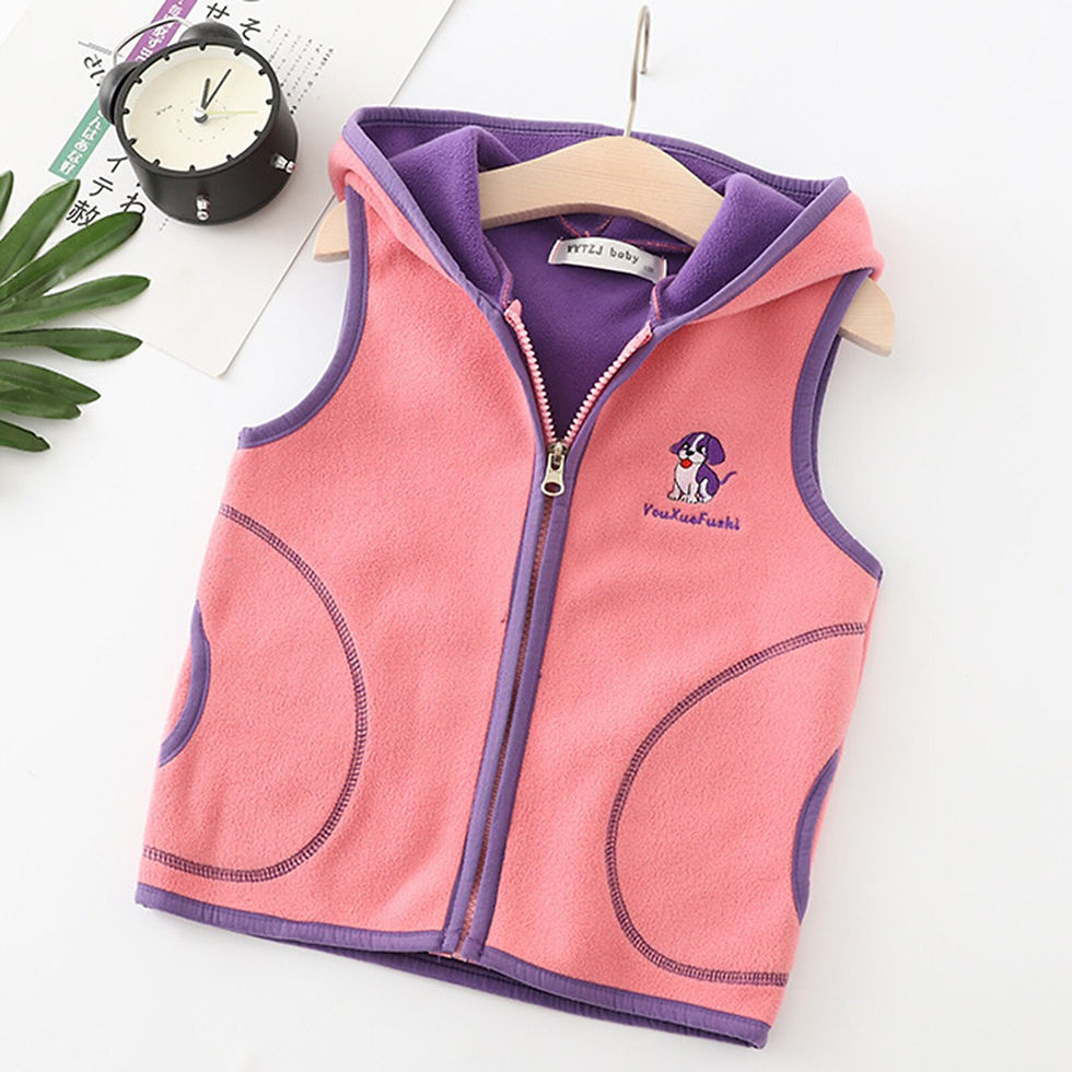 Thumbnail: Children Vest Kids Outerwear Waistcoats Sleeveless Jackets Children's Vest For