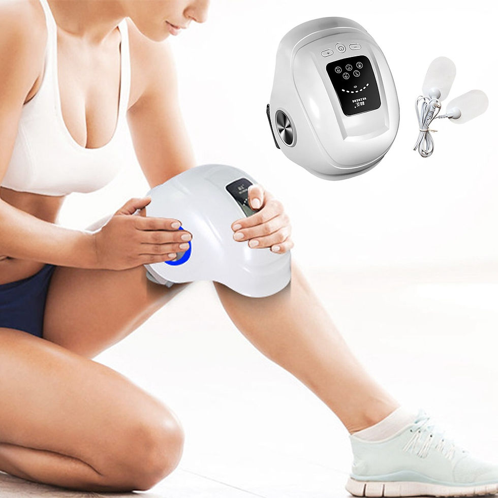Miniatyrbild: 3D Smart Infrared Laser Heating Knee Massager Rehabilitation Pain Relief Leg