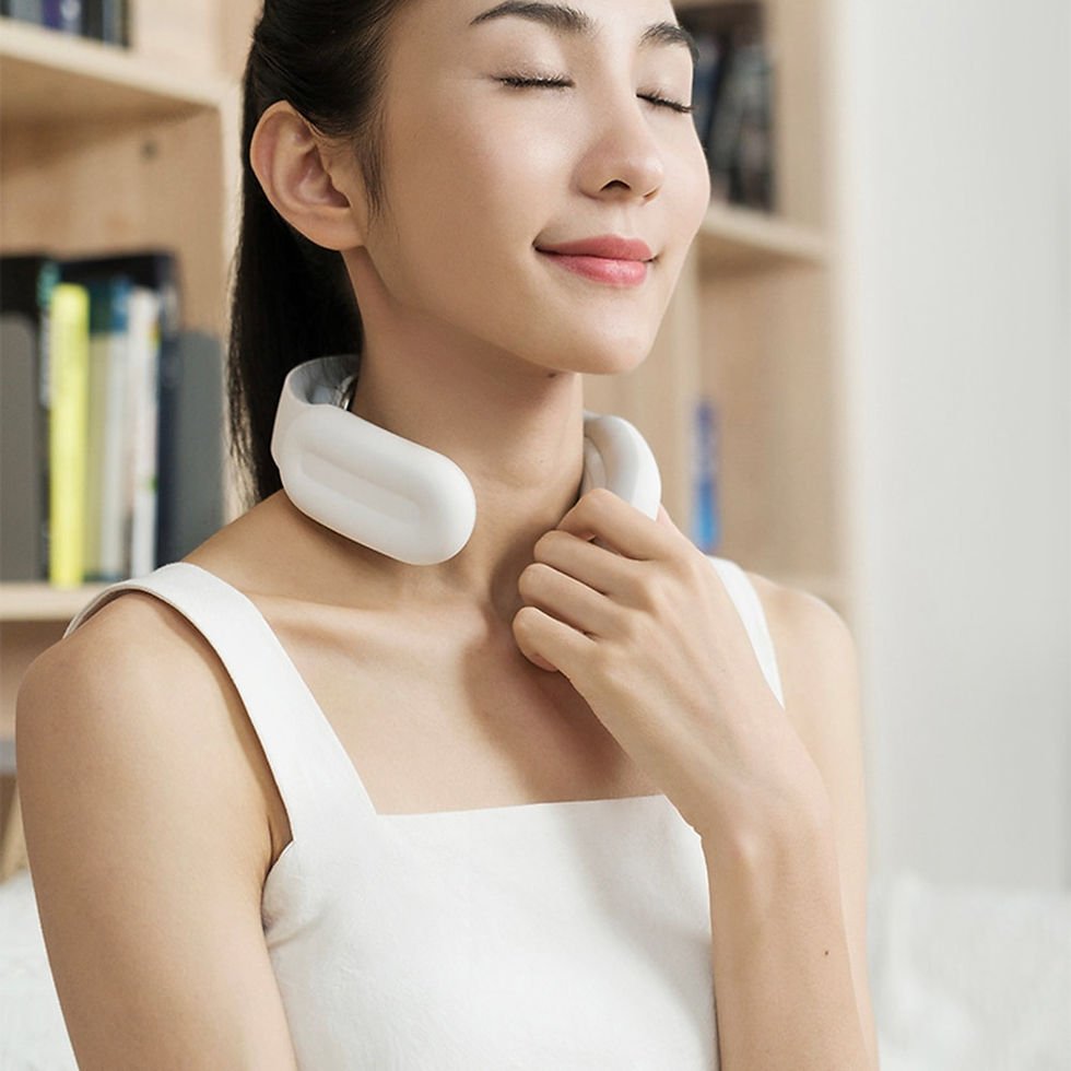 Thumbnail: Smart Electric Neck and Shoulder Massager Pain Relief Tool Health Care Relaxati
