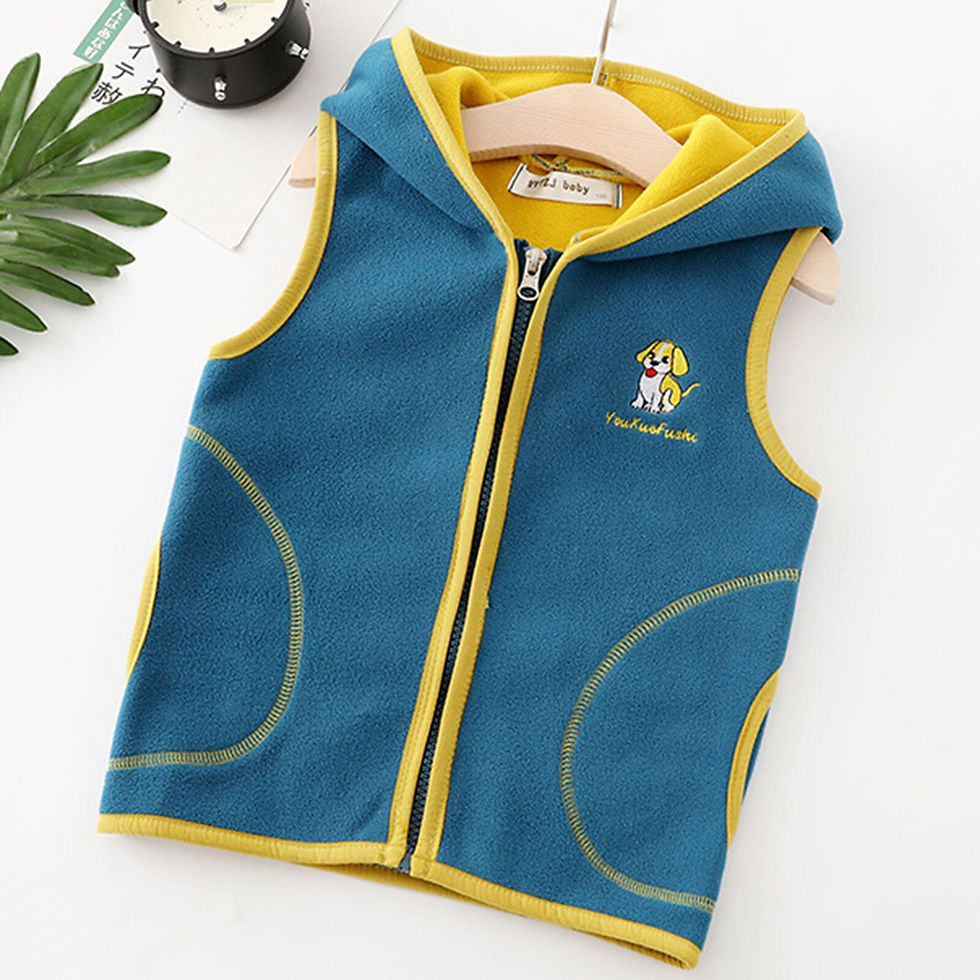 Thumbnail: Children Vest Kids Outerwear Waistcoats Sleeveless Jackets Children's Vest For