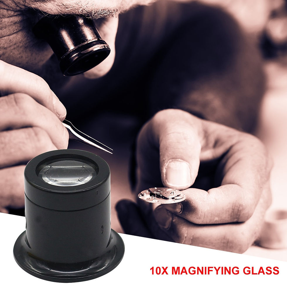 Thumbnail: 3X 5X 10X 15X 20X Jeweler Watch Magnifier Tool Portable Monocular Magnifying