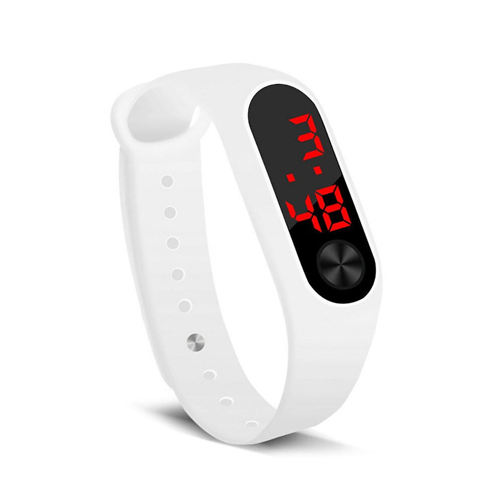 Miniaturebillede: Men's Digital Watch Bracelet Waterproof Sport Watchband For Men Female Students
