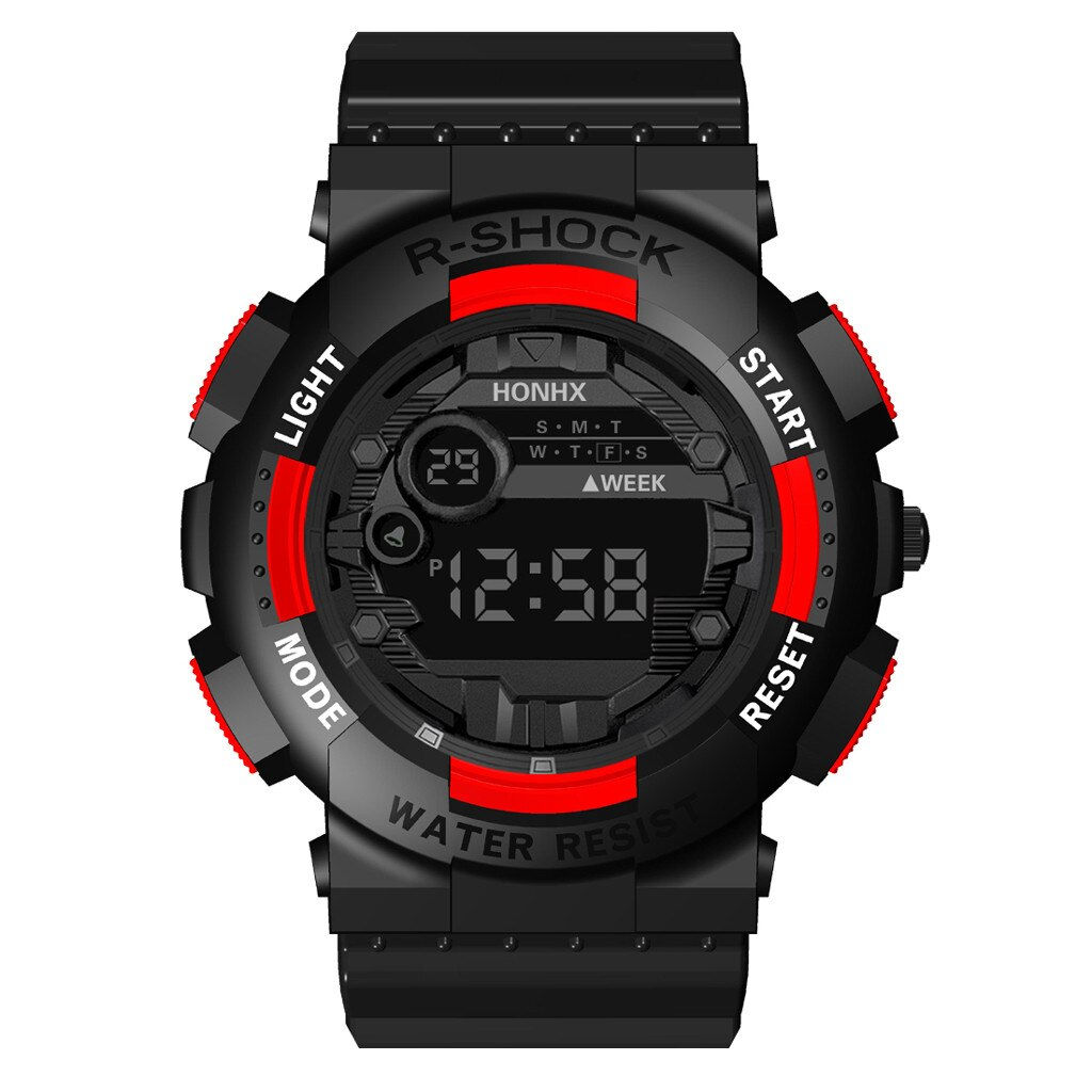 HONHX Luxury Mens Digital LED Watch Date Sport Men Outdoor Electronic watch