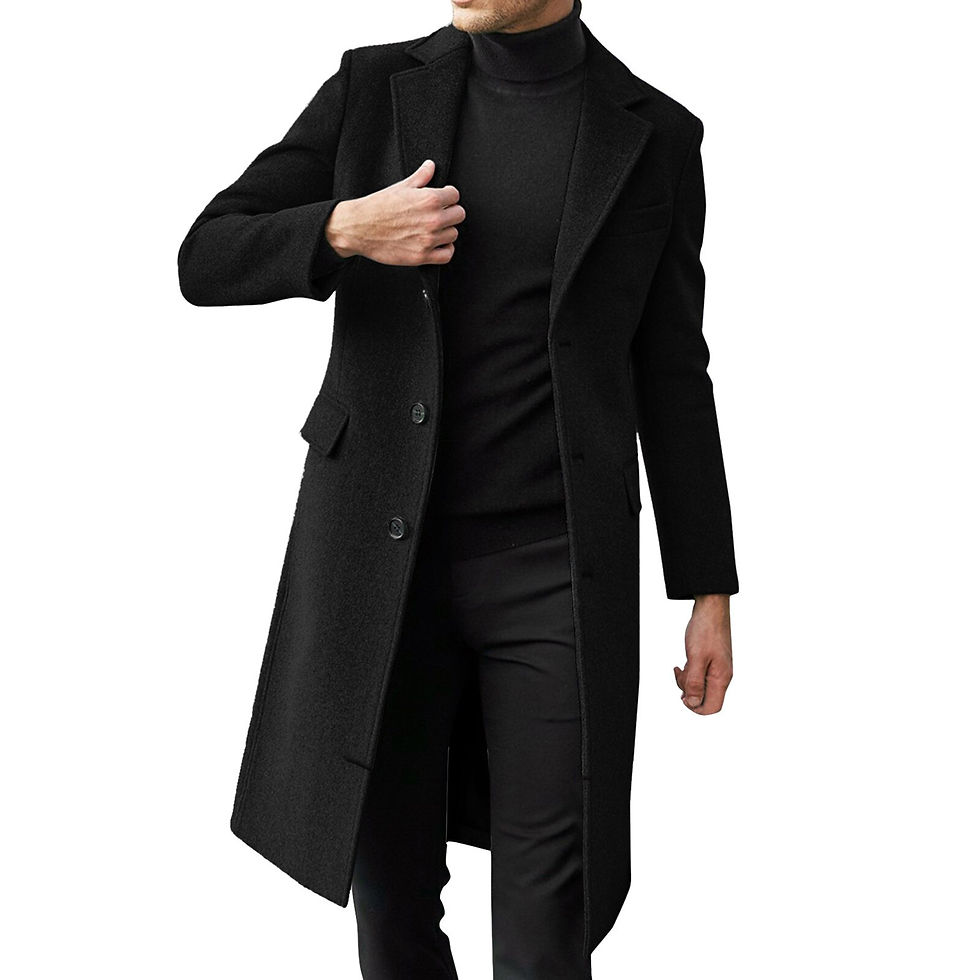 Thumbnail: Men Plus Size Winter Coat Lapel Collar Long Sleeve Padded Leather Jacket
