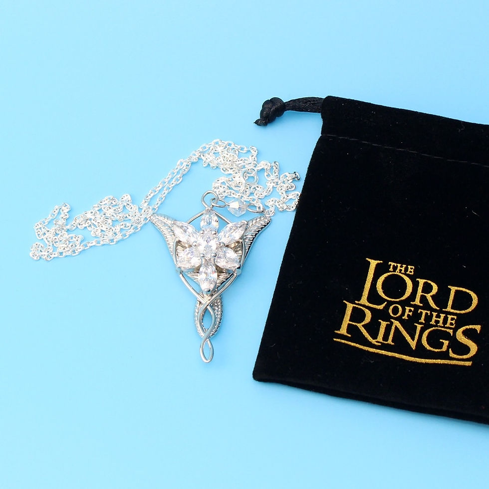 Thumbnail: 925 Sterling Sliver Wedding Jewelry Lord Princess Arwen Evenstar Pendant