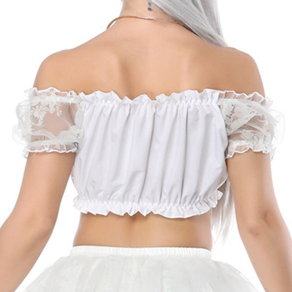 Thumbnail: Womens Underwear Lace Vest Women's Elegant Bra Blouse Shirt Solid Color Lace