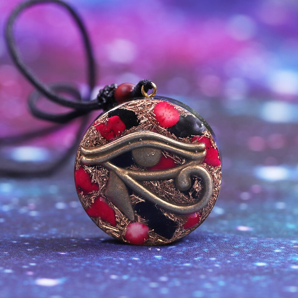 섬네일: Orgonite Pendant The Eye Of Horus Necklaces Wicca Energy Orgone Necklace