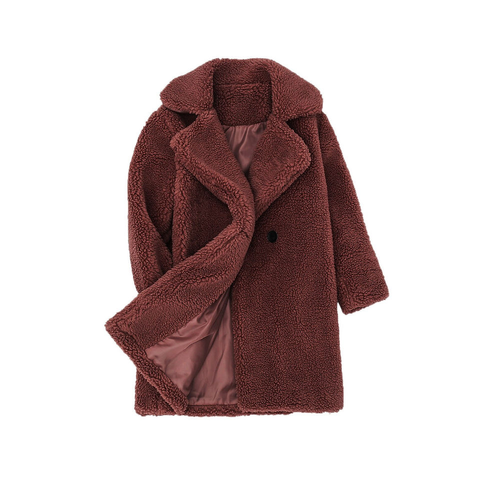 Thumbnail: Winter Solid Coat Thicken Warm Outwear Clothing Toddler Baby Kids Girls