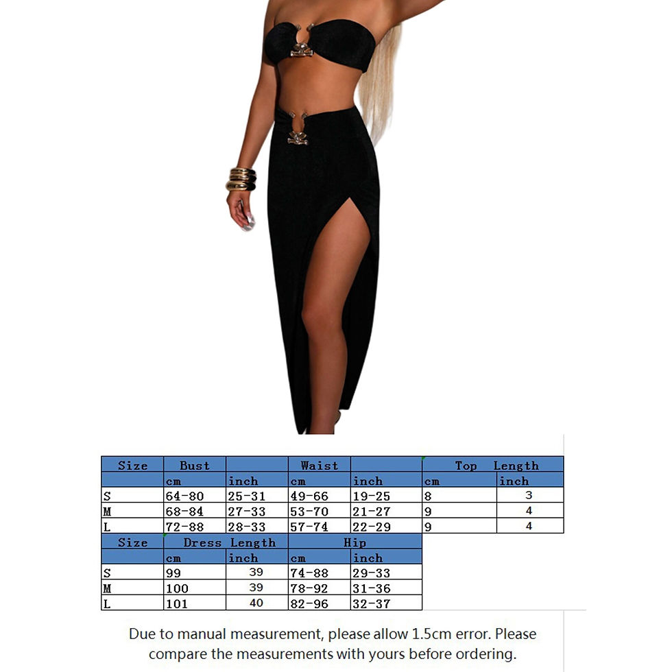 Thumbnail: Y2K Style Gorgeous Skirt Sets Backless Crop Camis Slim Fit Bodycon Long Skirt