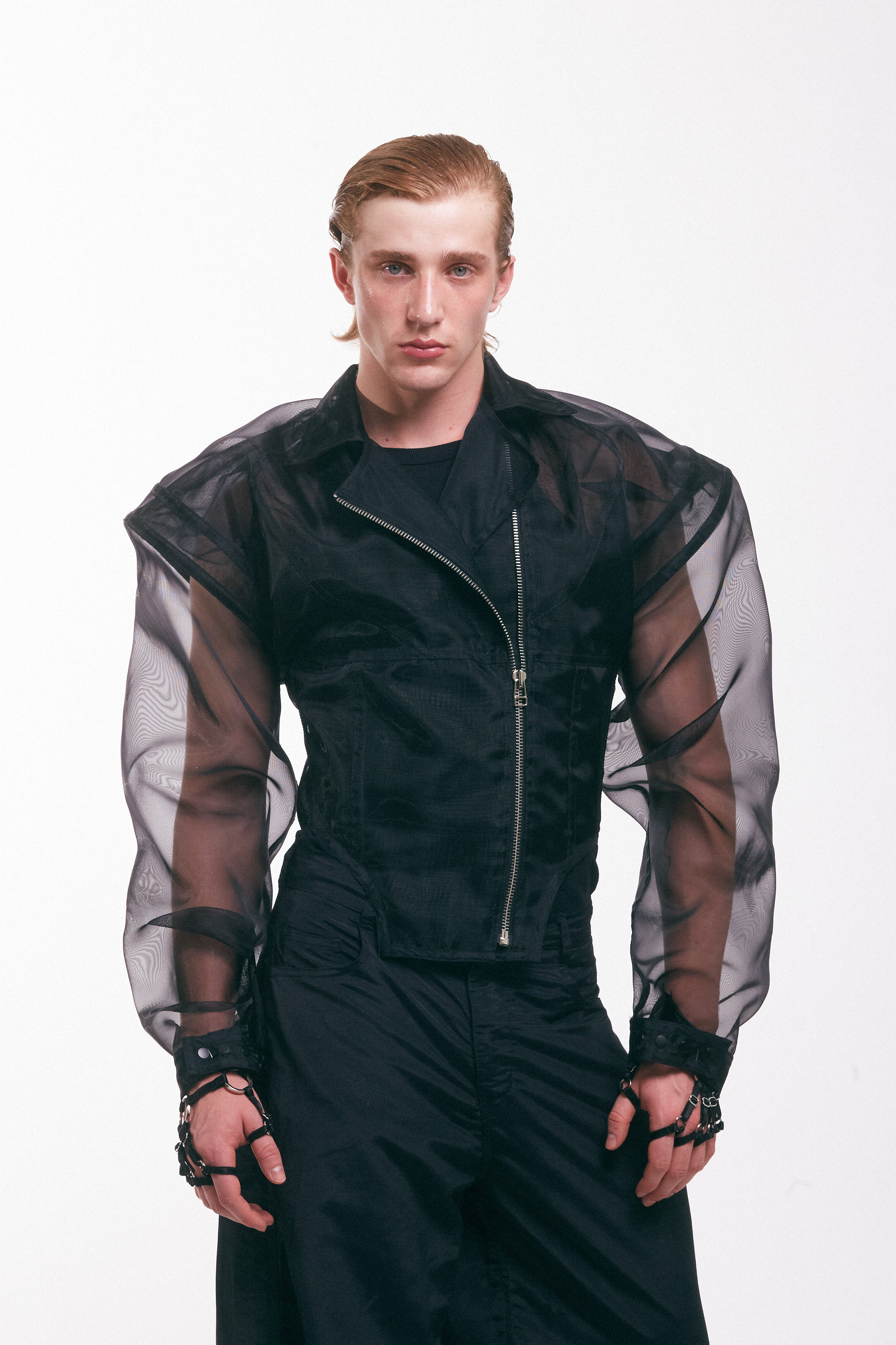 Jaqueta Biker Oversized