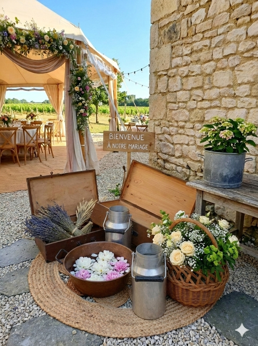 location décoration vintage 86