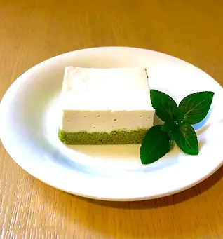 豆腐のレアチーズケーキ