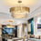 Thumbnail: Gold Crystal Chandeliers Ceiling Lighting