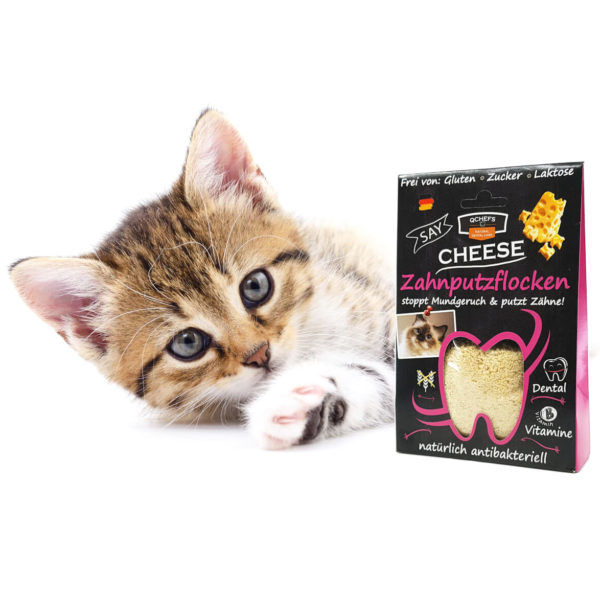 Thumbnail: Qchefs Cheese Dental Flakes for cats