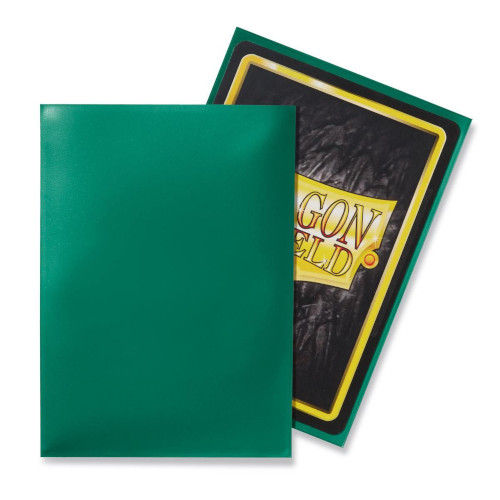 Thumbnail: Green card sleeve with Dragon Shield logo