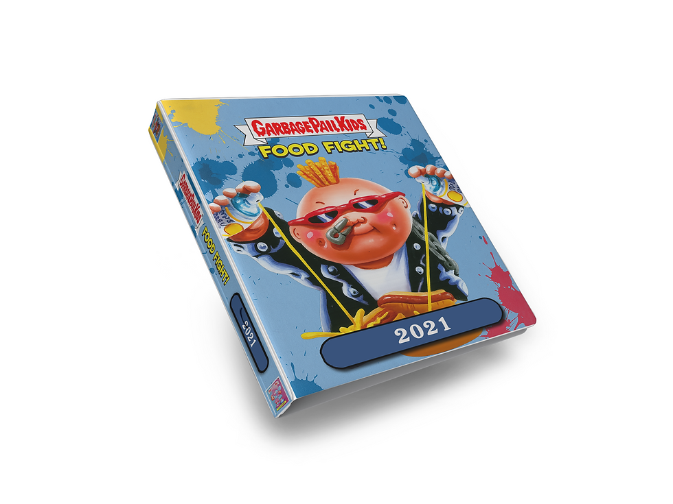 Garbage Pail Kids Food Fight custom made binder