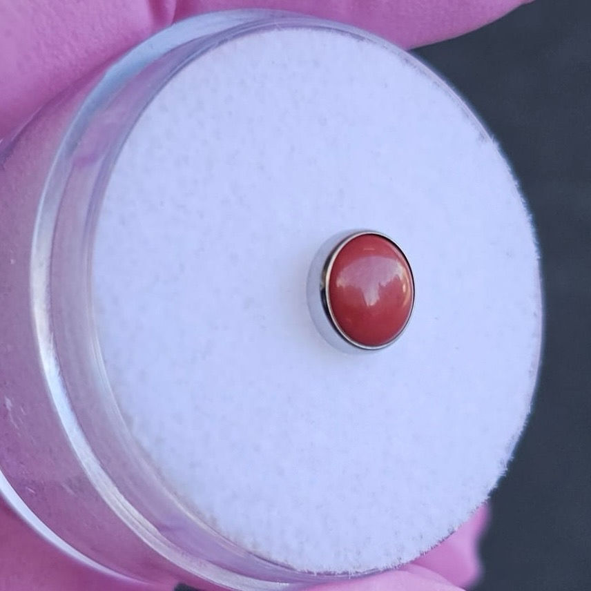 Thumbnail: Titanium Coral Cabochon