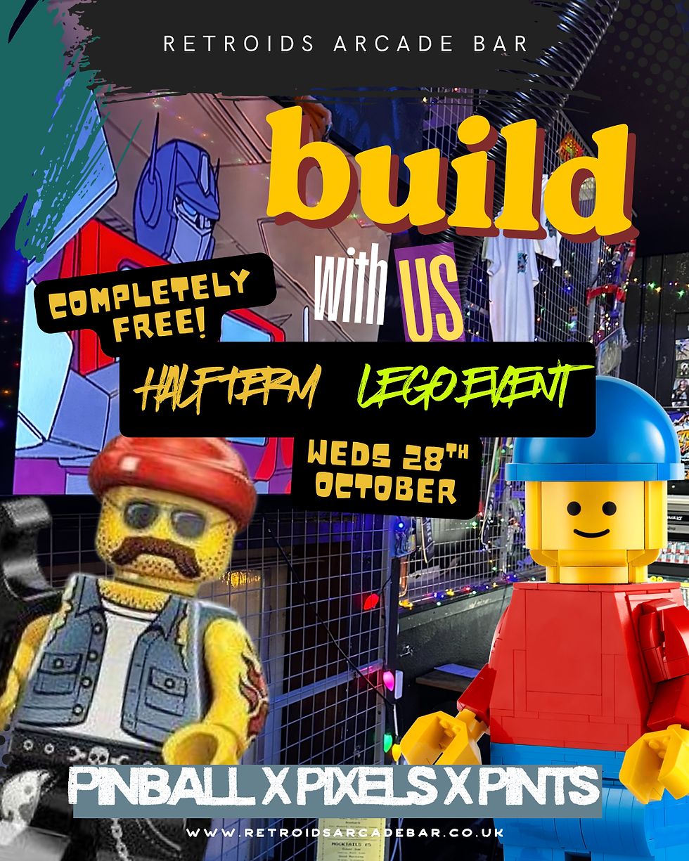 Lego Wednesday at Retroids Arcade Bar!