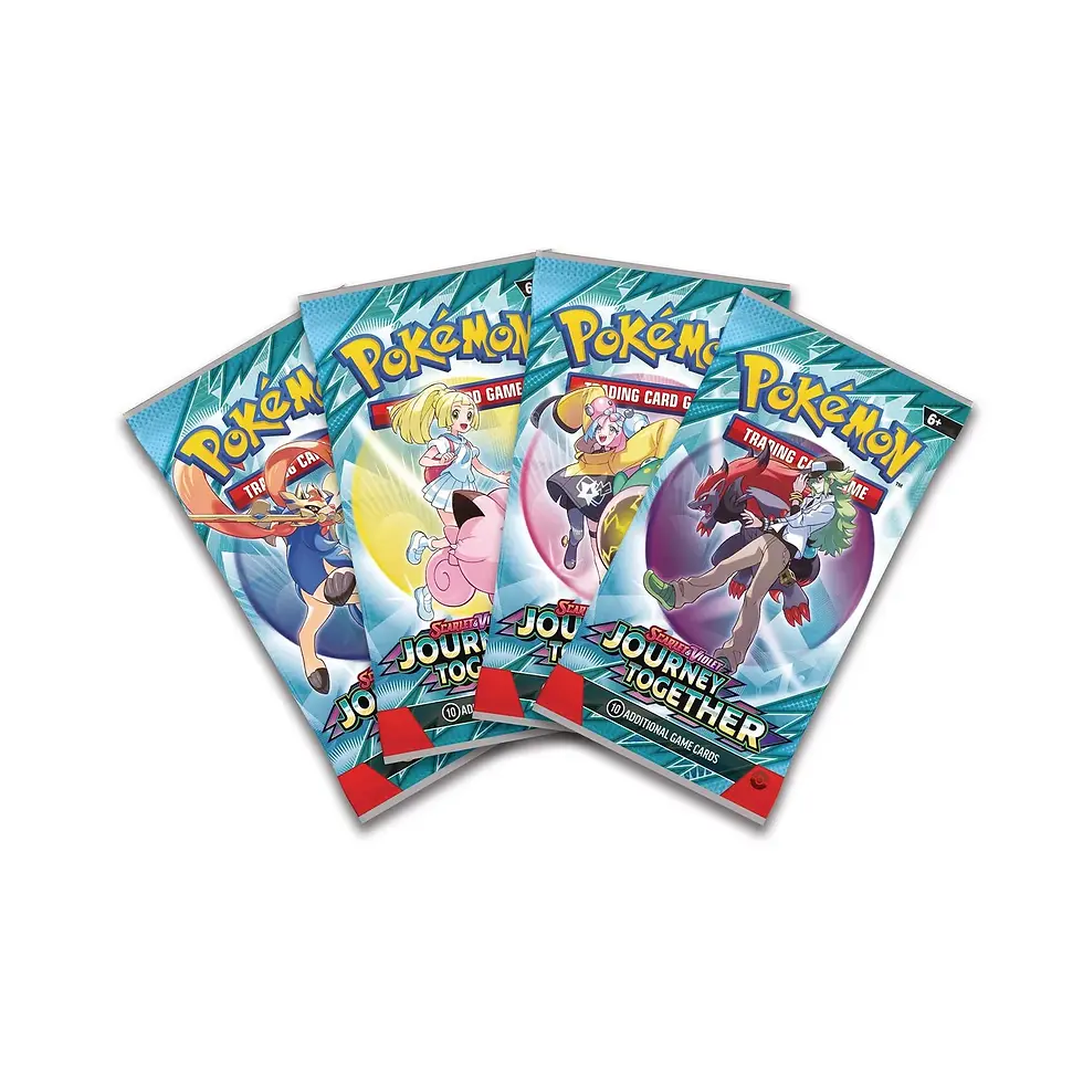 Thumbnail: Pokemon Scarlet & Violet Journey Together booster packs