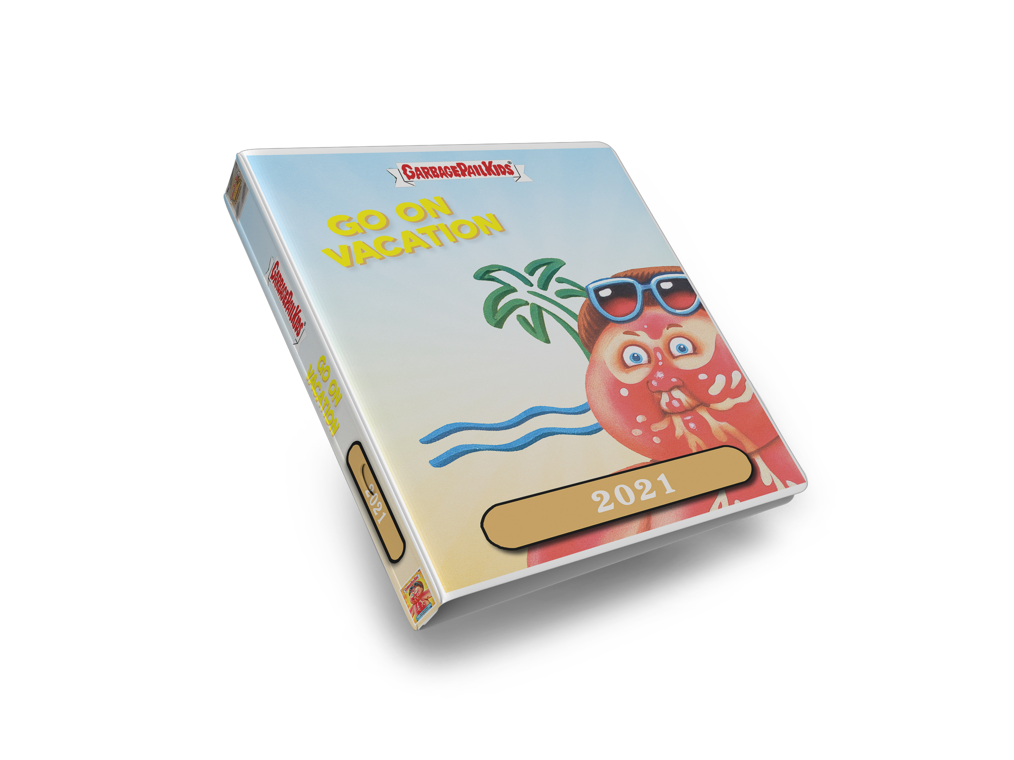 Garbage Pail Kids Go on Vacation custom made binder