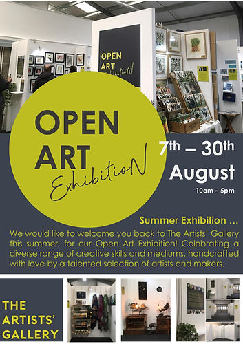 Open Art at The Artists Gallery August 2