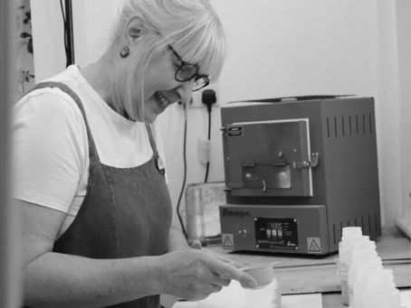 Jeanette in her studio