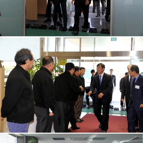 충청남도지사님 한성티앤아이 방문