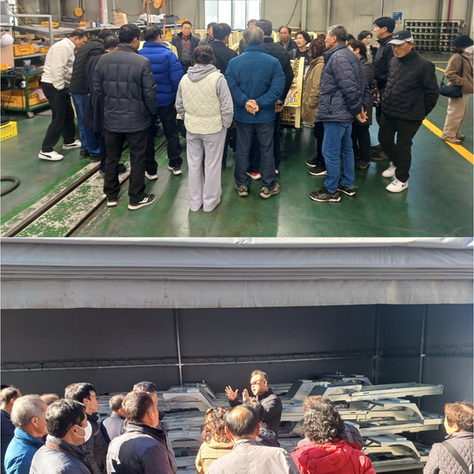 청도군 농촌지도자 및 이장단 본사 방문