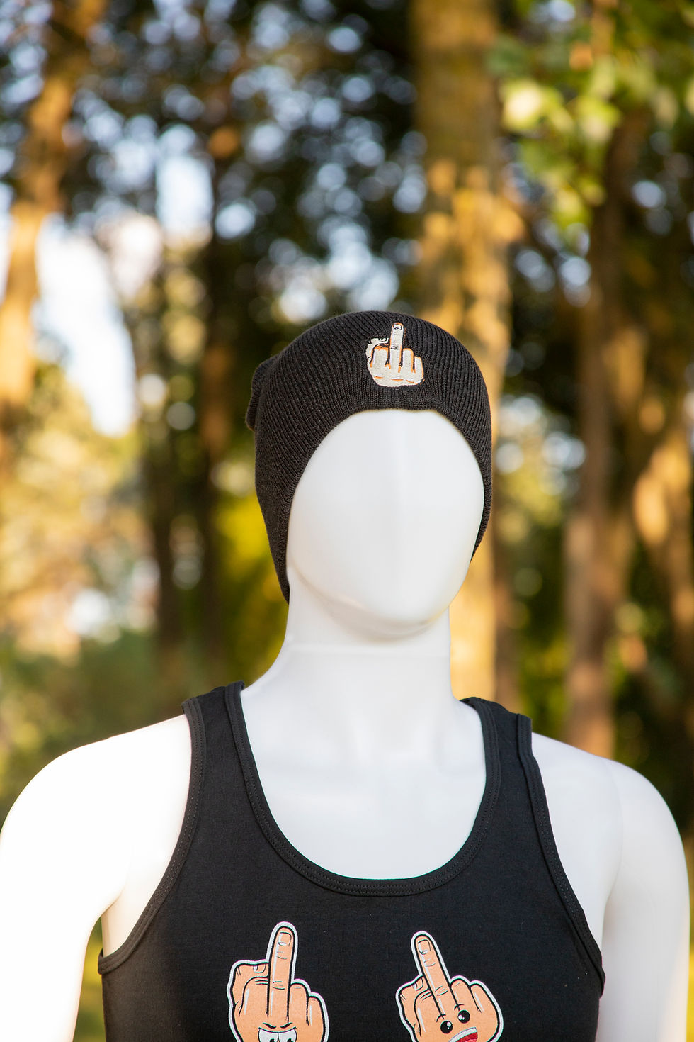 Thumbnail: Middle Finger Beanie Hat