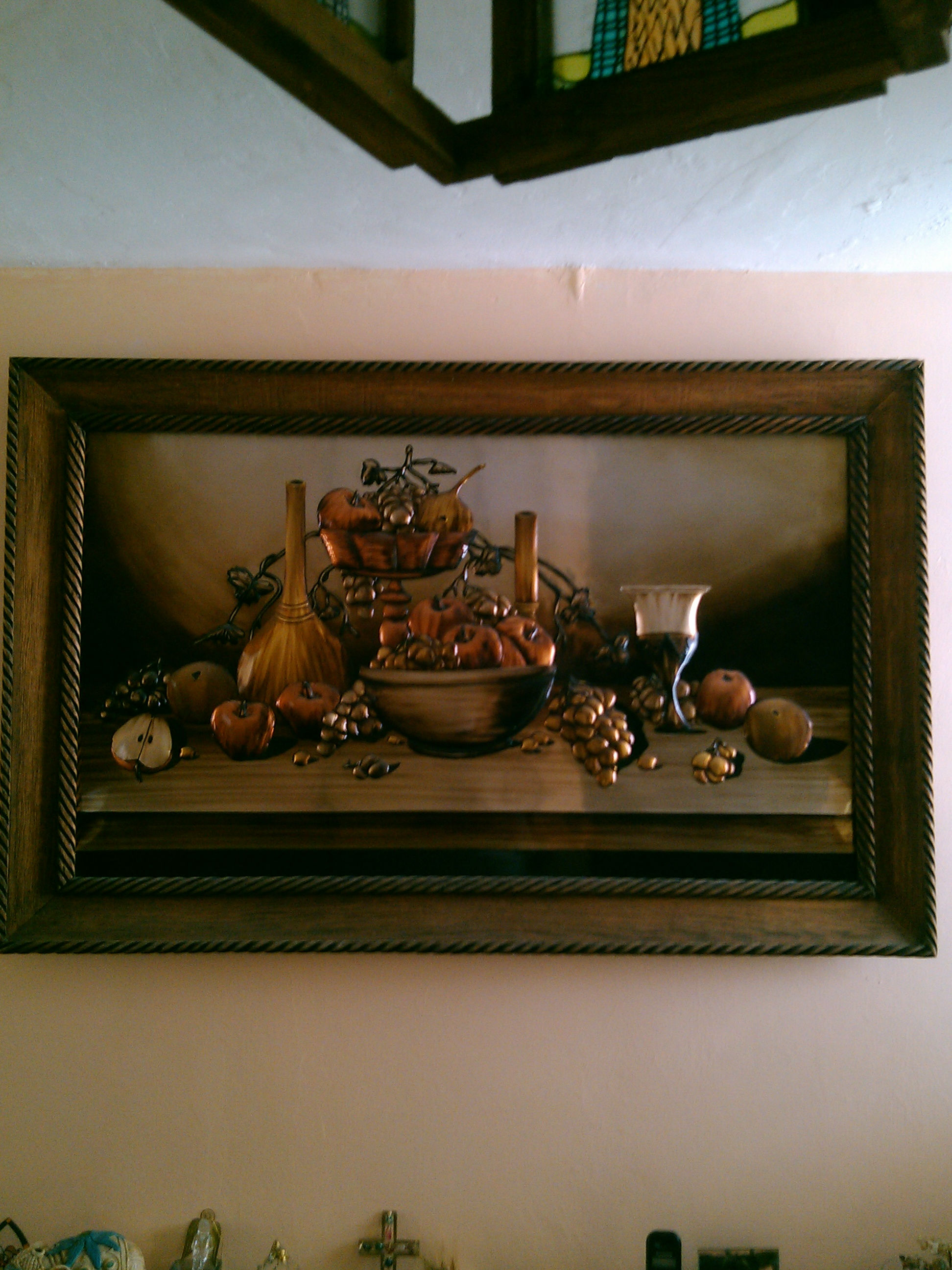 Arte Cuadro Repujado De Bodegon