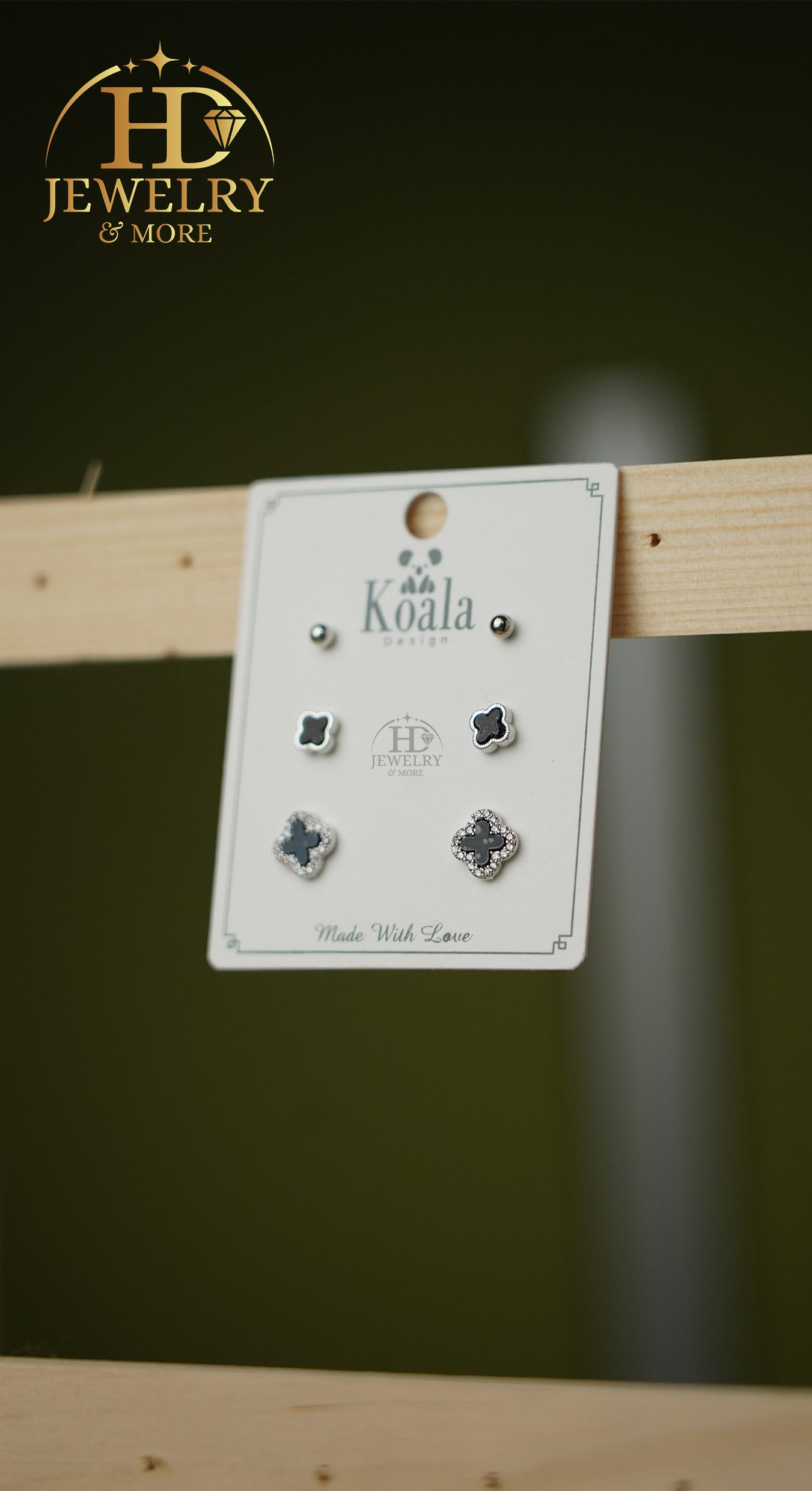 סט עגילים 6יח'