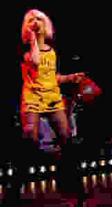 Picture of Debbie onstage 'hanging on the telephone'