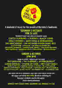 We Shall Overcome lineup poster