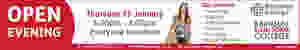 Banner advert and link to Open Evening Info on Barnsley College website