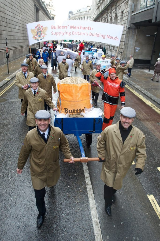 Image of Naylor staff with float at London Mayor's parade