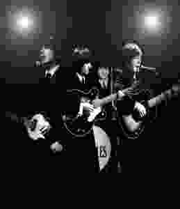 Publicity shot of The Upbeat Beatles performing live