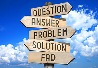 Wooden signpost - support (question, ans