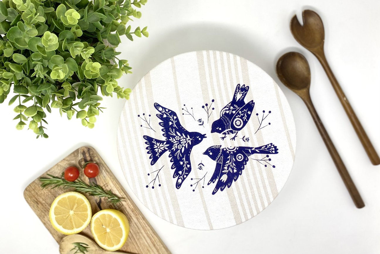 made in canada fabric bowl cover