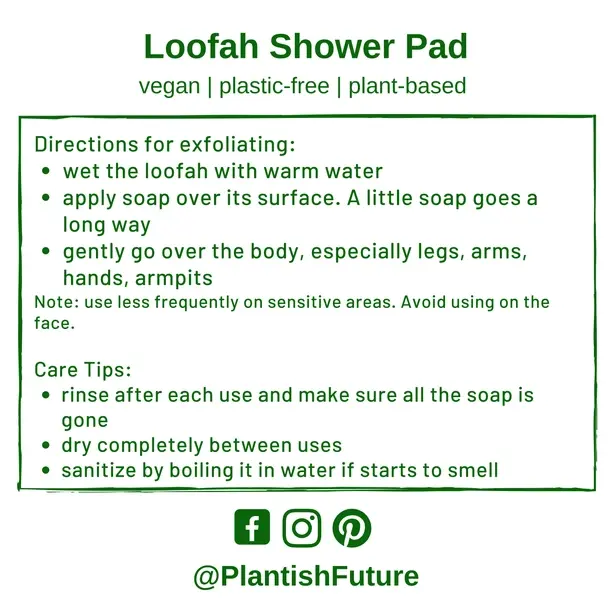 Miniature : Tapis de douche en luffa