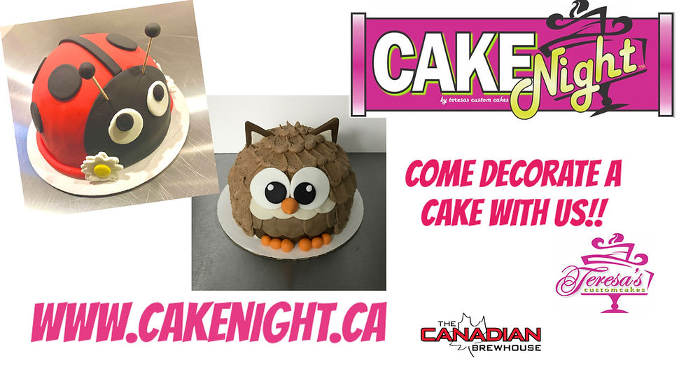 CakeNight Edmonton Lewis Estates Canadian Brewhouse June 30th 7pm