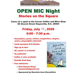 Open Mic Night Stories on the Square