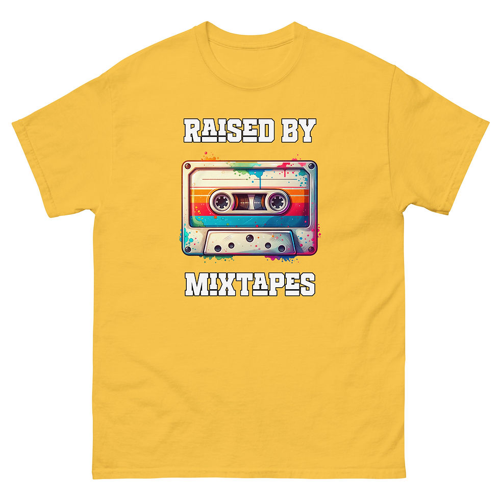 Thumbnail: Raised By Mixtapes - Premium T-Shirt