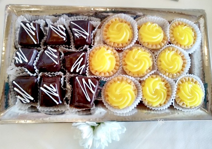 Chocolate-Covered Cheesecake & Lemon Dessert Tarts