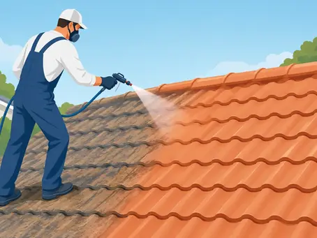 How to Spray Tile Roofs for a Lasting Finish