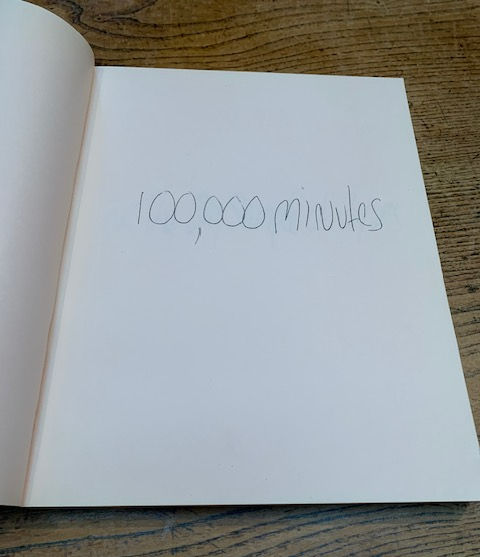 Thumbnail: James Lee Byars    100,000 Minutes (1969)