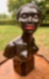 Thumbnail: BUSTE AFRIKAANSE VROUW IN KERAMIEK (jaren '50 - '60)