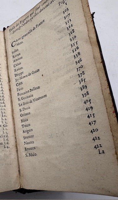 Thumbnail: BOEK  "LES DELICES DE LA FRANCE" (1ste editie - 1670)