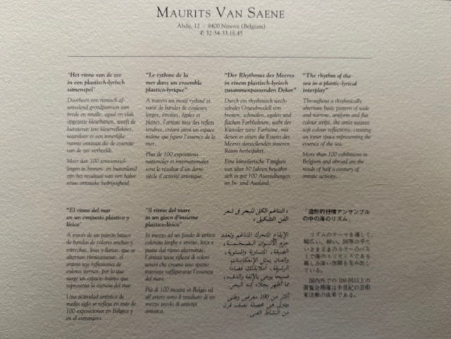 Thumbnail: LITHO MAURICE VAN SAENE: Het ritme van de zee