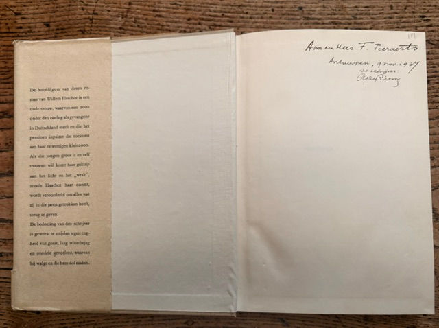 Thumbnail: WILLEM ELSSCHOT PENSIOEN (1ste druk - gesigneerd, 1937)