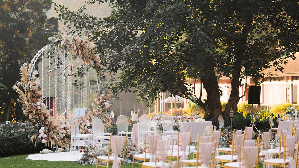 สถานที่จัดงานแต่งงานบรรยากาศรีสอร์ท